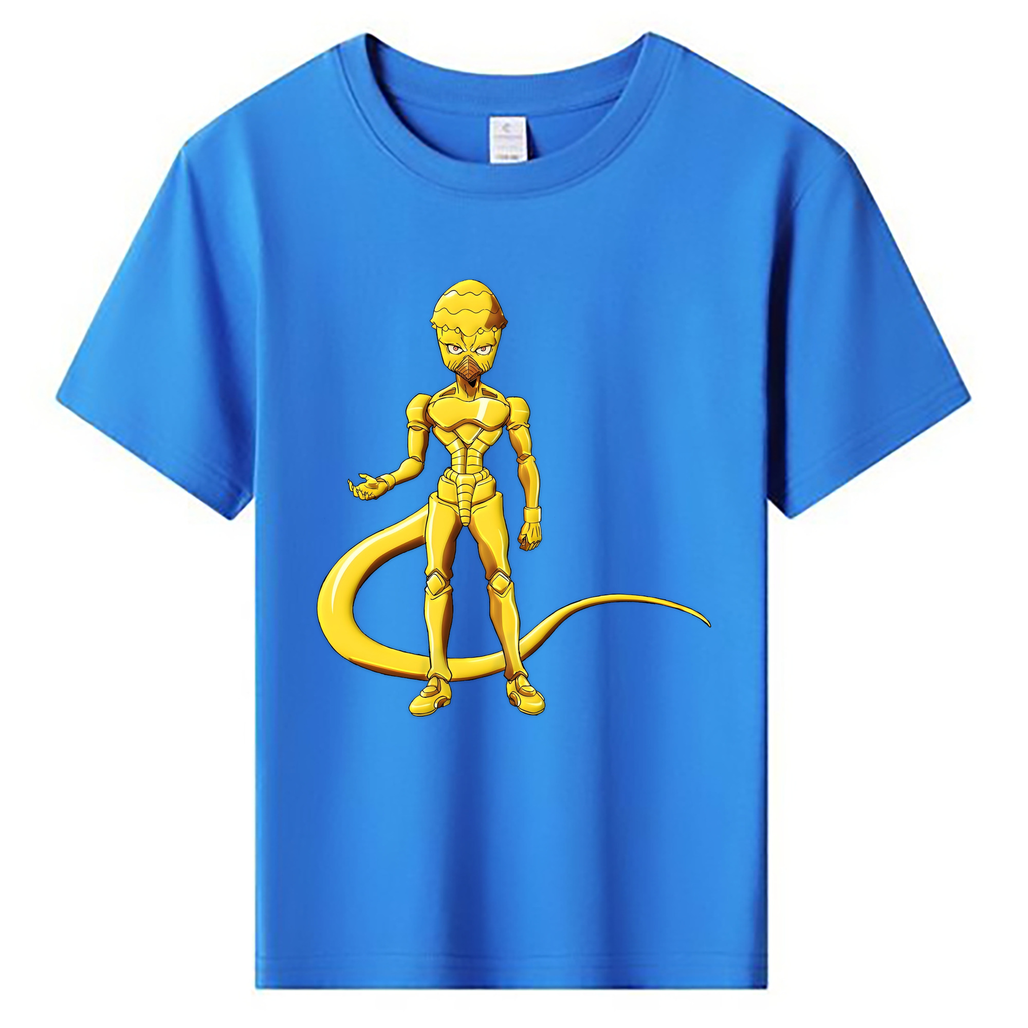 （画像用） ジョジョの奇妙な冒険 おといし あきら JoJo's Bizarre Adventure Akira Otoishi 綿100％キッズTシャツ（フロントプリント）